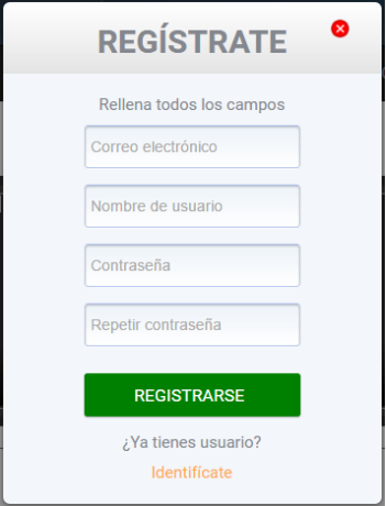 User register.