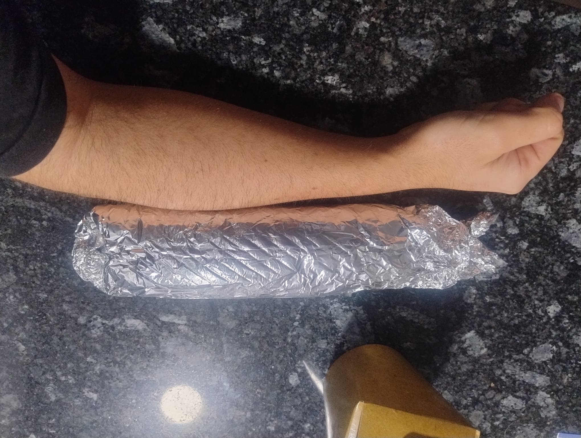 Durum not as big as an arm, just a snack